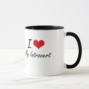 Mug J'aime mon introverti