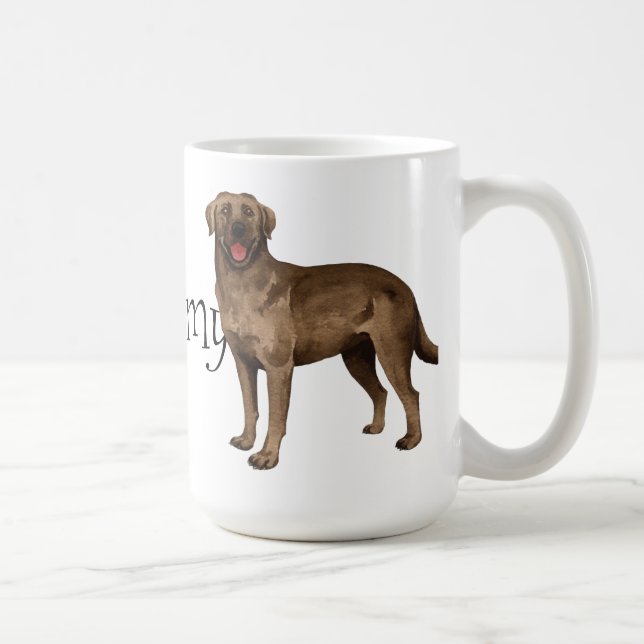 Mug J'aime mon laboratoire de chocolat (Droite)