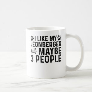 Mug J'aime mon Leonberger et 3 personnes
