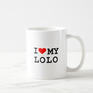 Mug J'aime mon lolo. C'est plus d'amusement aux