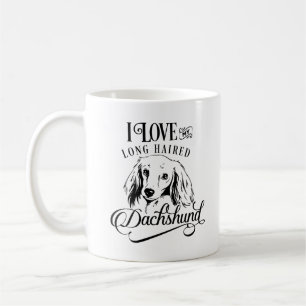 Mug J'Aime Mon Long Cheveux Dachshund