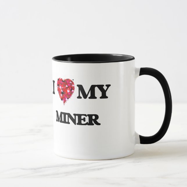 Mug J'aime mon mineur (Droite)