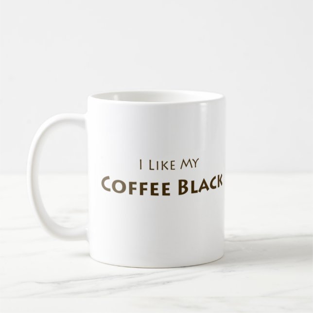 Mug J'aime mon noir de café (Gauche)