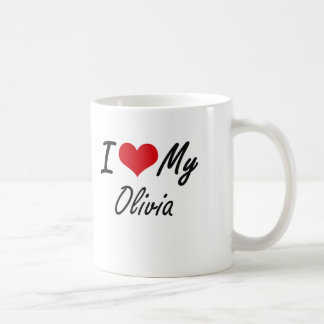 Mug J'aime mon Olivia