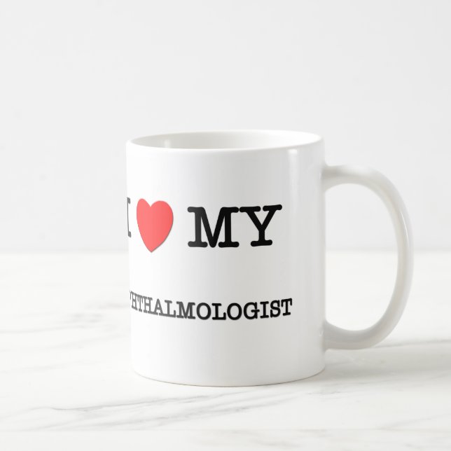 Mug J'aime mon OPHTALMOLOGUE (Droite)