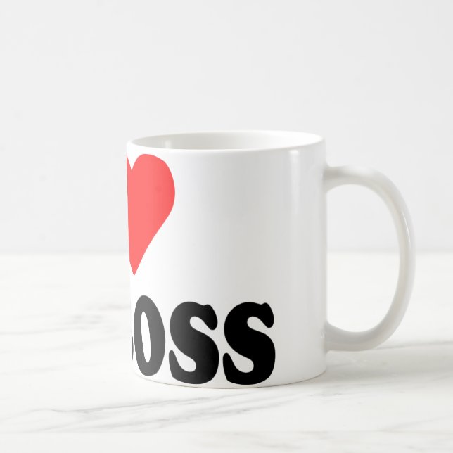 Mug J'aime mon patron (Droite)