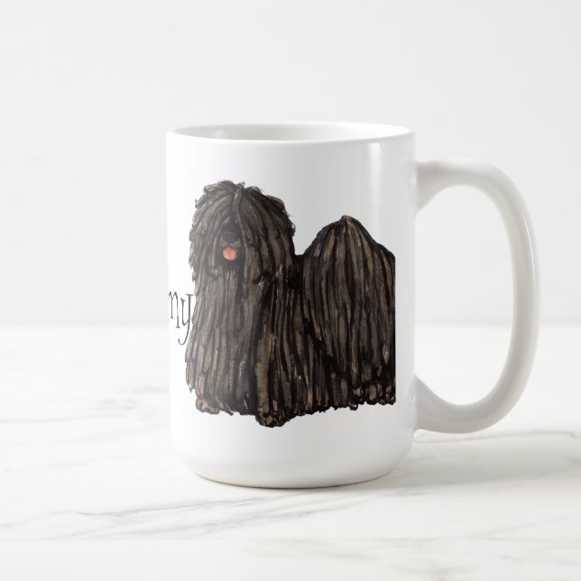 Mug J'aime mon Puli (Droite)