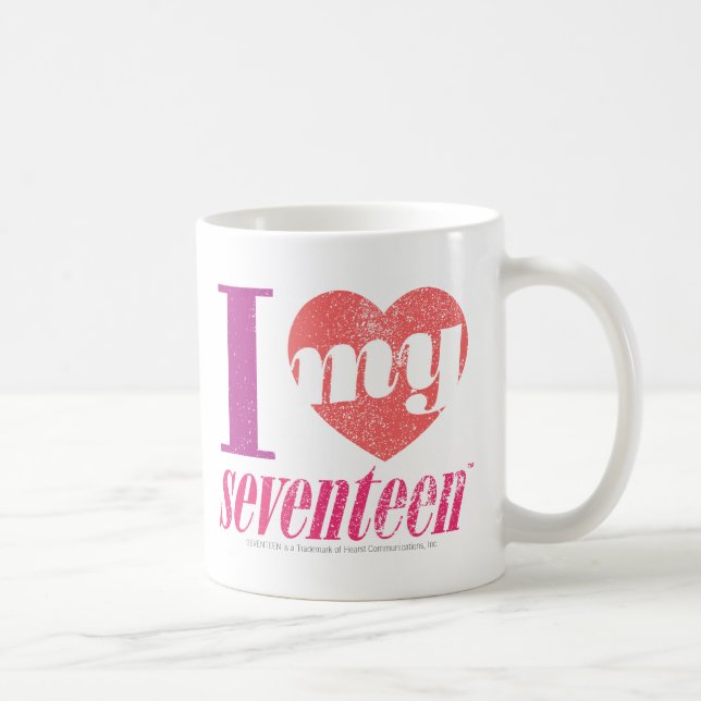 Mug J'aime mon rose 17 (Droite)
