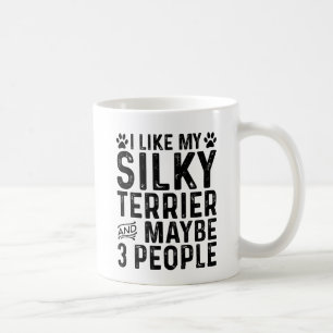 Mug J'aime mon terrier australien et 3 personnes