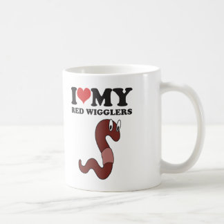 Mug J'aime mon Wigglers rouge