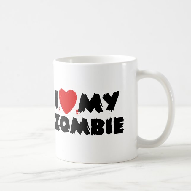 Mug J'Aime Mon Zombie (Droite)