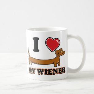 Mug J'aime My Weiner - Doxie