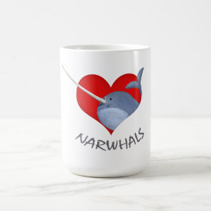 Mug J'aime Narwhals
