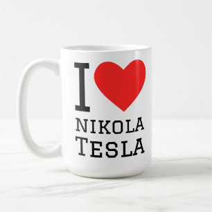 Mug J'aime Nikola Tesla