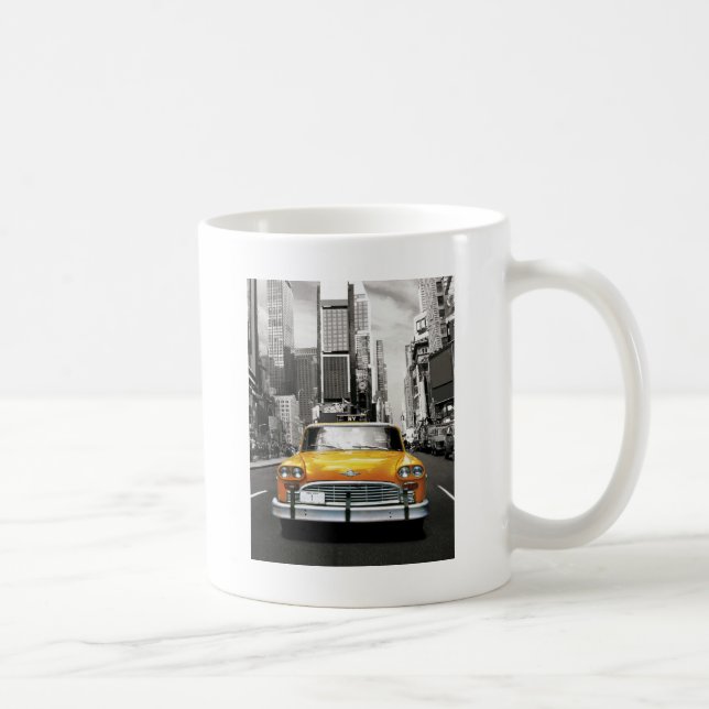 Mug J'aime NYC - taxi de New York (Droite)