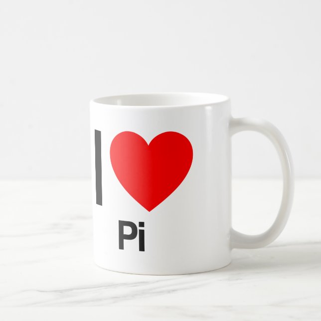 Mug j'aime pi (Droite)