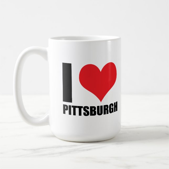 Mug J'aime Pittsburg (Gauche)