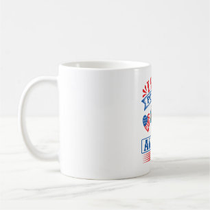 Mug J'aime Poodles et les USA 01