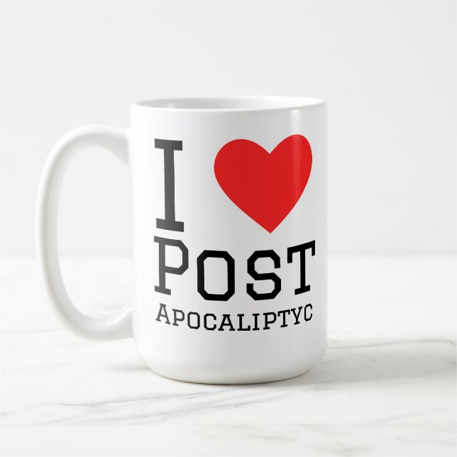 Mug J'aime post apocalyptique  (Gauche)