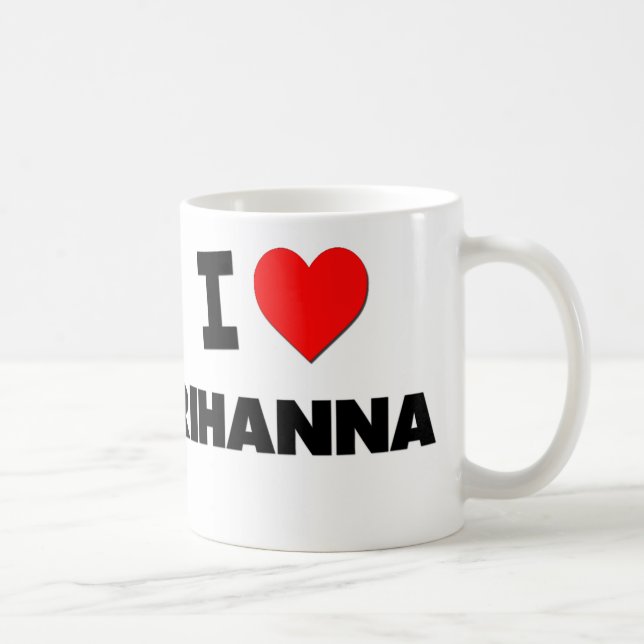 Mug J'aime Rihanna (Droite)