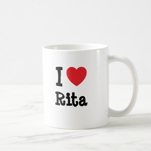 Mug J'aime Rita coeur T-shirt (Droite)