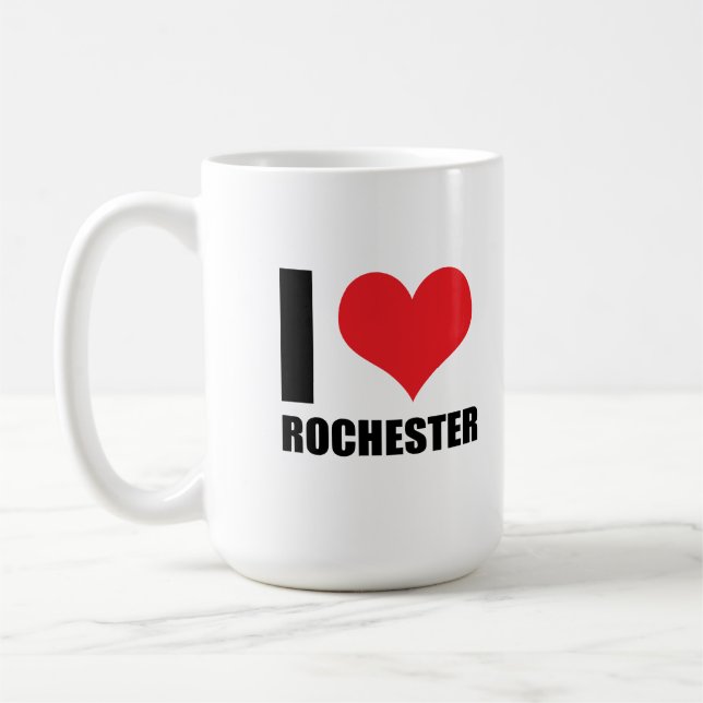 Mug J'aime Rochester (Gauche)