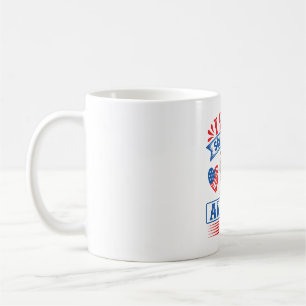 Mug J'aime Schnauzers et les USA