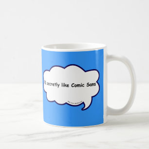 Mug J'aime secrètement comique sans !