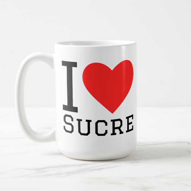 Mug J'aime sucre (Gauche)