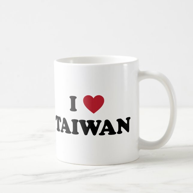 Mug J'aime Taïwan (Droite)