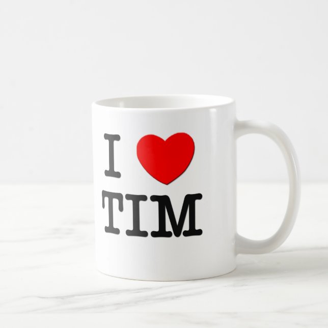 Mug J'aime Tim (Droite)