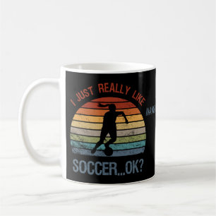 Mug J'aime vraiment le football, d'accord ? Drôle cade