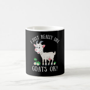 Mug J'aime vraiment les chèvres ok ? amoureux de chè