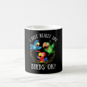 Mug J'aime vraiment les oiseaux ok ?