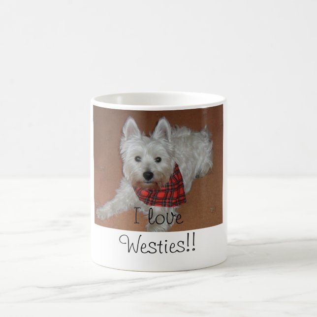 Mug J'aime Westies ! (Centre)