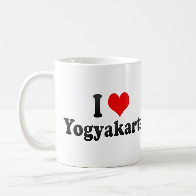 Mug J'aime Yogyakarta, Indonésie (Gauche)