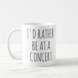 Mug J'aimerais mieux être à un concert, musique