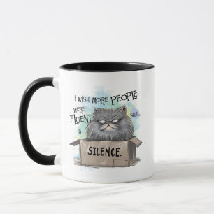Mug J'aimerais que plus de gens parlent couramment