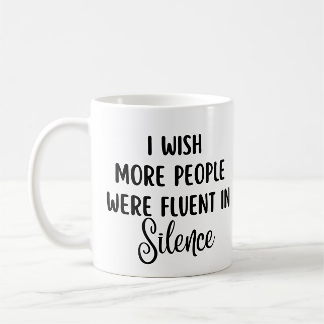 Mug J'Aimerais Que Plus De Personnes Soient Fluides Da (Gauche)