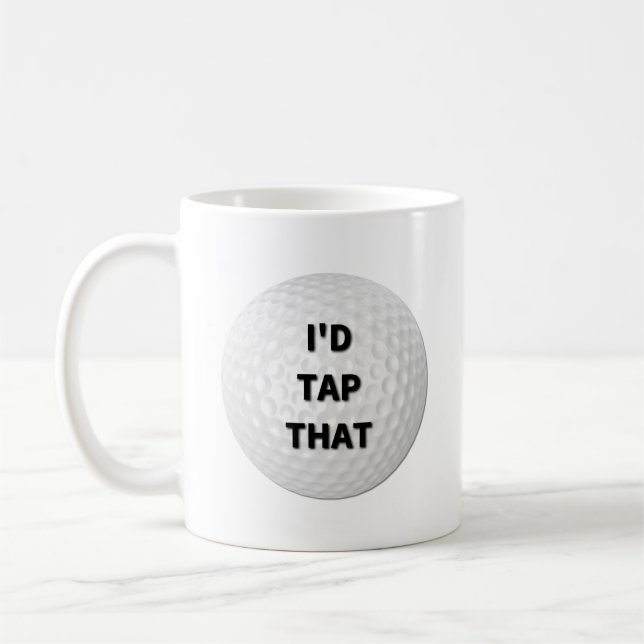 Mug J'aimerais Tap Ce Golf (Gauche)