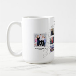 Mug Jalons d'anniversaire PHOTO COLLAGE Family Tree Ca