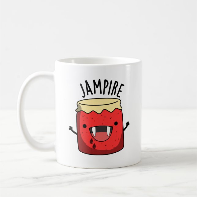 Mug Jam-arbitre Funny Vampire Jam Pun (Gauche)