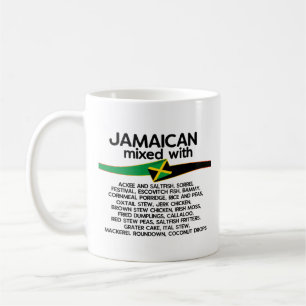 Mug Jamaïcain Mélangé Avec La Jamaïque Fière 