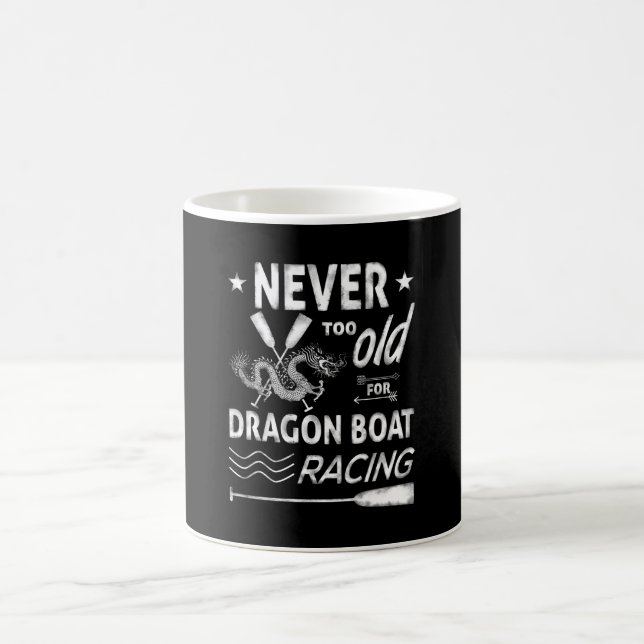 Mug Jamais trop vieux pour les courses de dragons! (Centre)