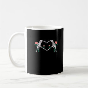 Mug Jamais Wilts - Squelette Mains Roses