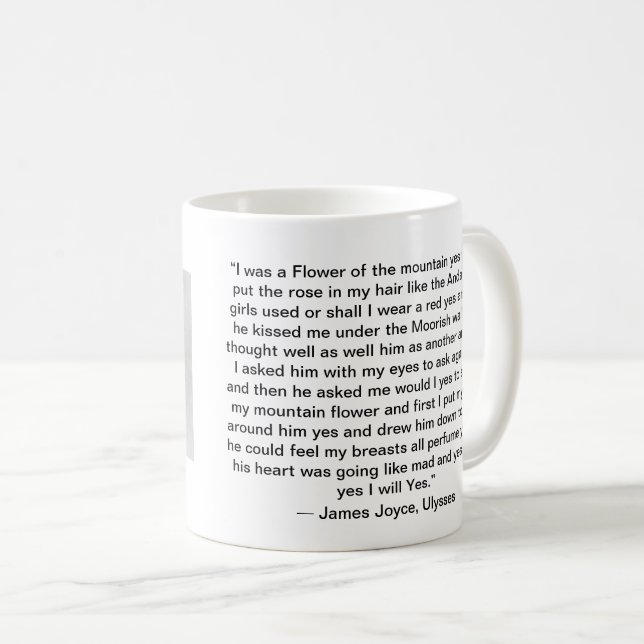 Mug James Joyce (Devant droit)