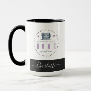 Mug Jane Eyre - Ma seule maison - Ajouter votre nom