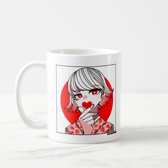 Mug Japanese kimono style magcup (Gauche)