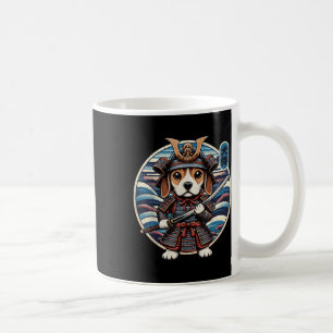 Mug Japonais Samurai Chien Tattoo, Beagle Kawaii Ninja