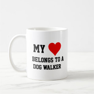 Mug J'Appartiens À Un Marcheur De Chien